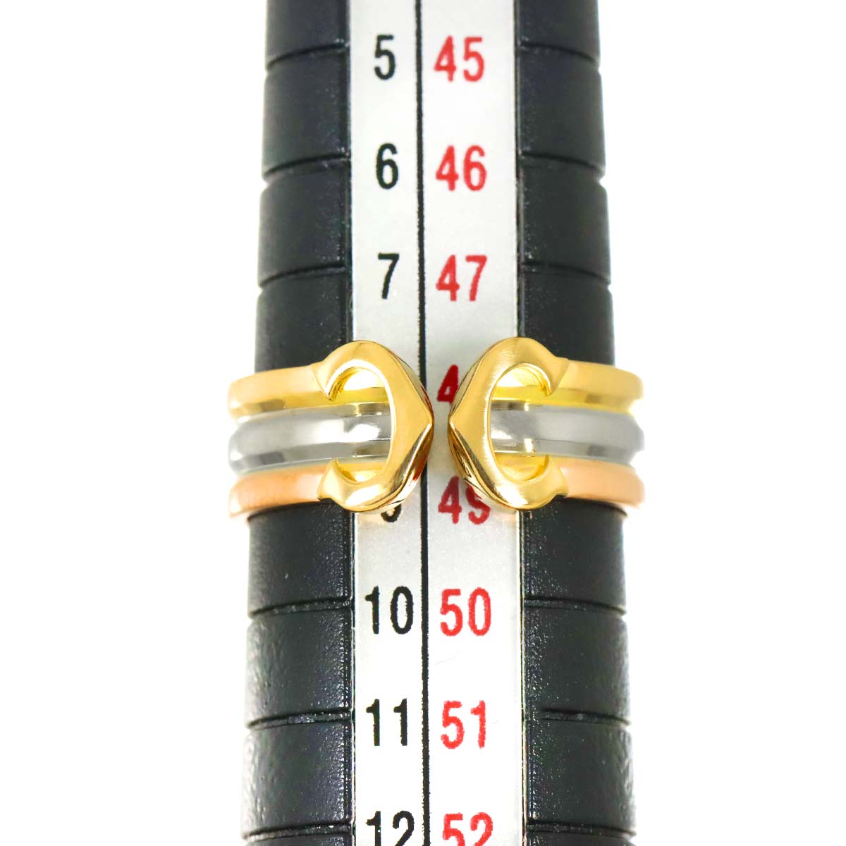 2C Ring 18K YG WG PG 750 Size48 4.5(US)