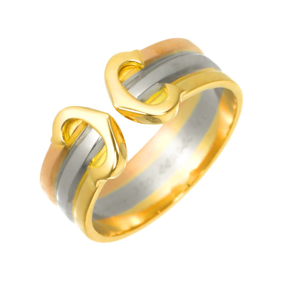 2C Ring 18K YG WG PG 750 Size48 4.5(US)