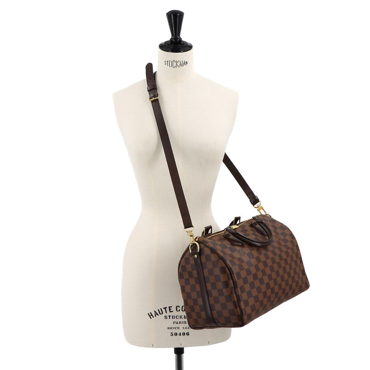 Damier Speedy Bandouliere 30 Hand Shoulder Bag N41367