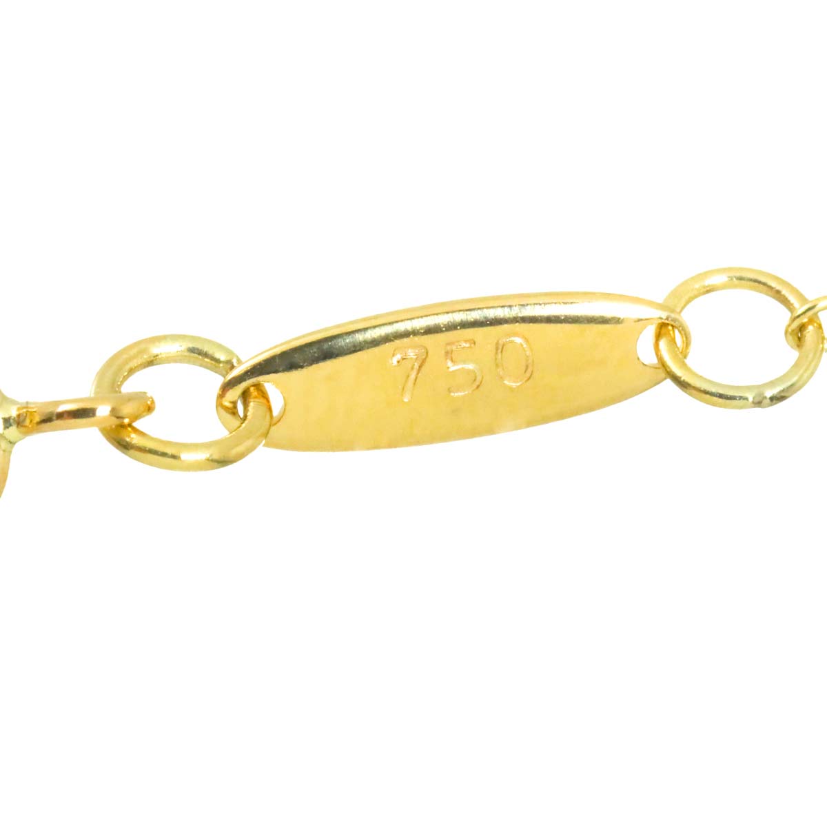 Open Heart Necklace 18K Yellow Gold 750