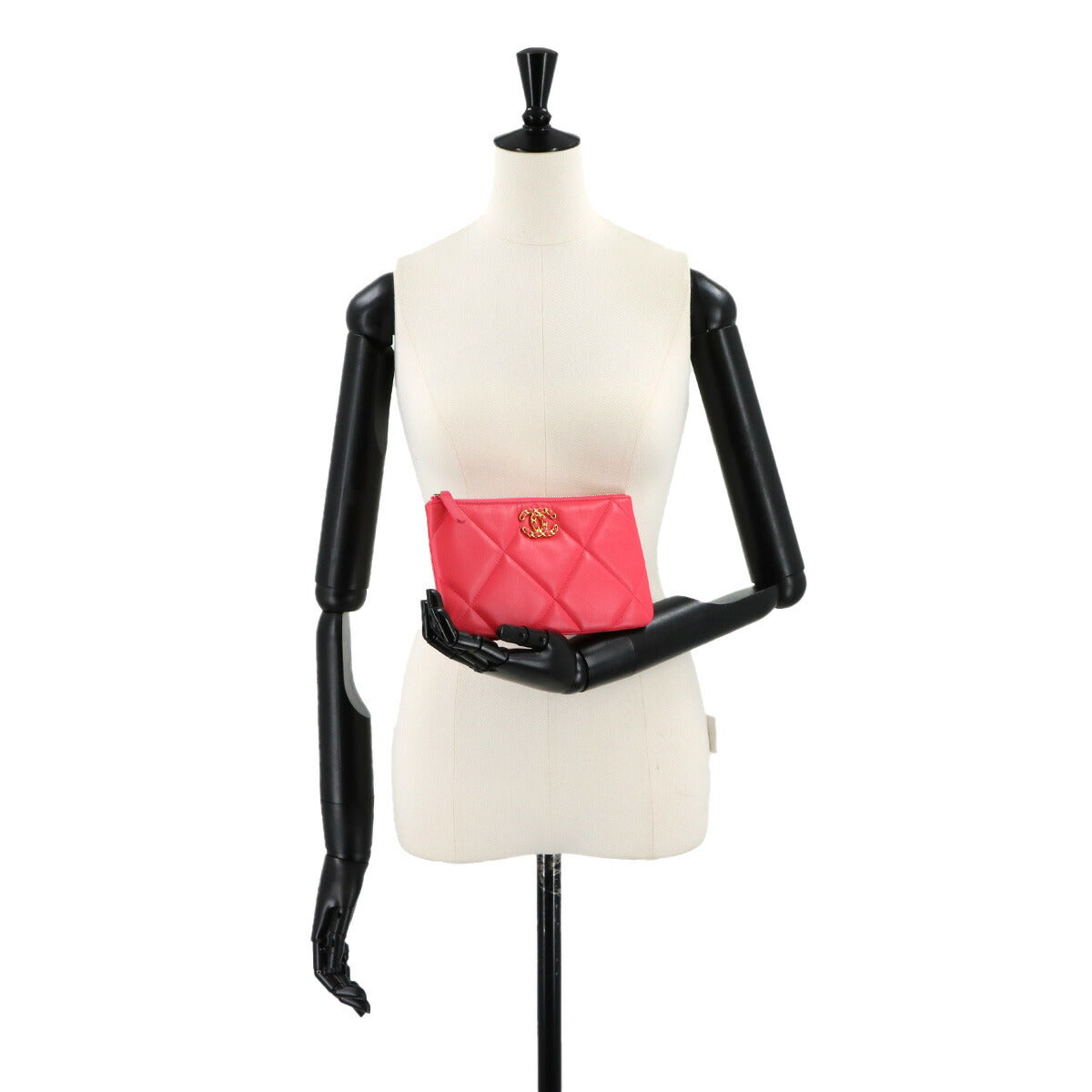 19 Pouch Leather Pink AP1059 Purse