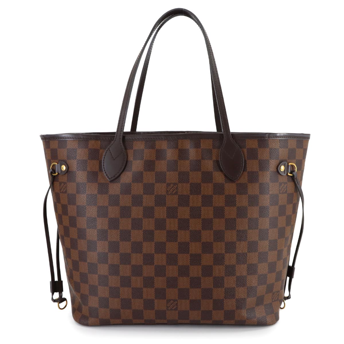 Damier Neverfull MM Tote Bag Ebene Cerise N41358 Purse