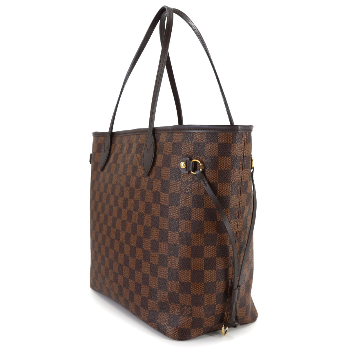 Damier Neverfull MM Tote Bag Ebene Cerise N41358 Purse