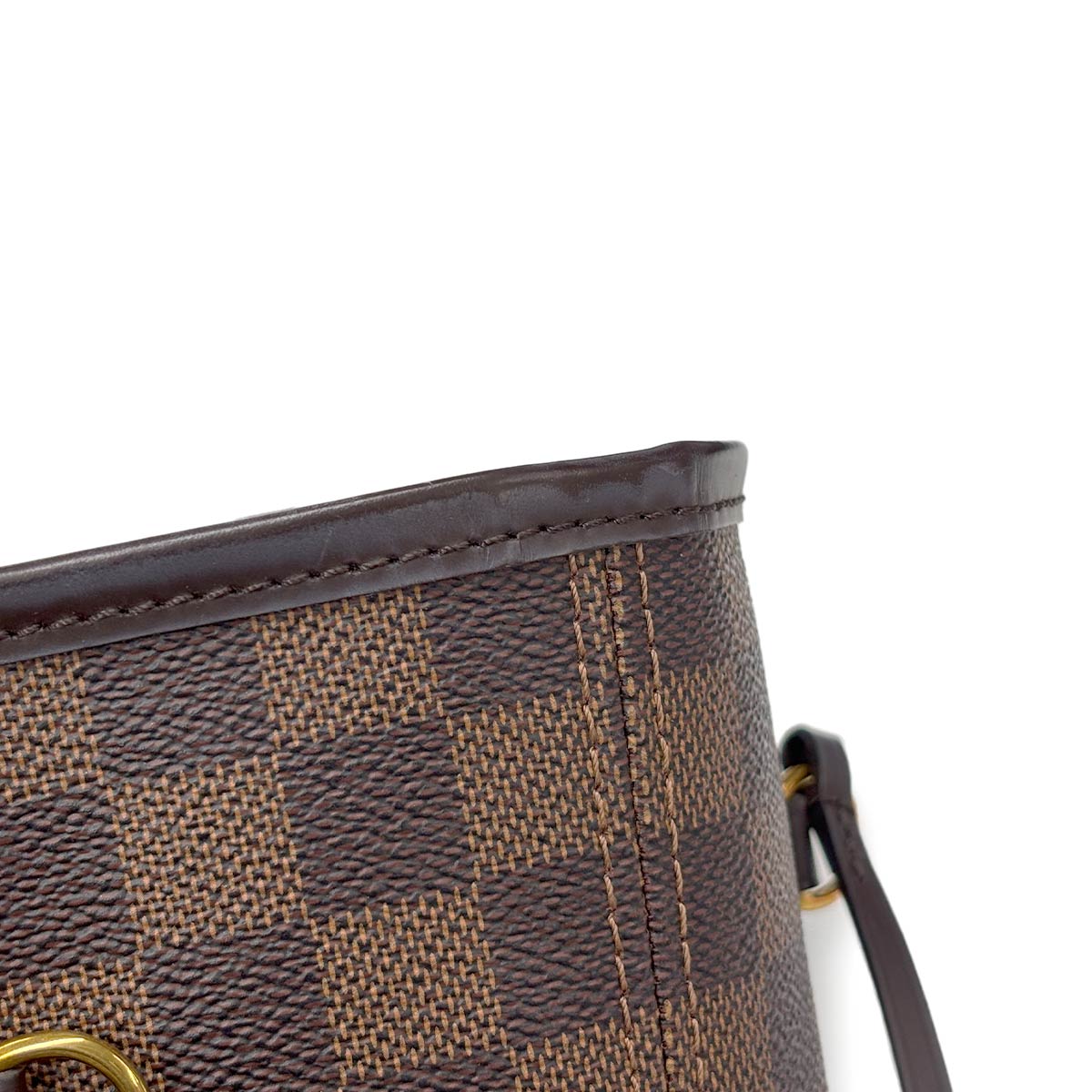 Damier Neverfull MM Tote Bag Ebene Cerise N41358 Purse