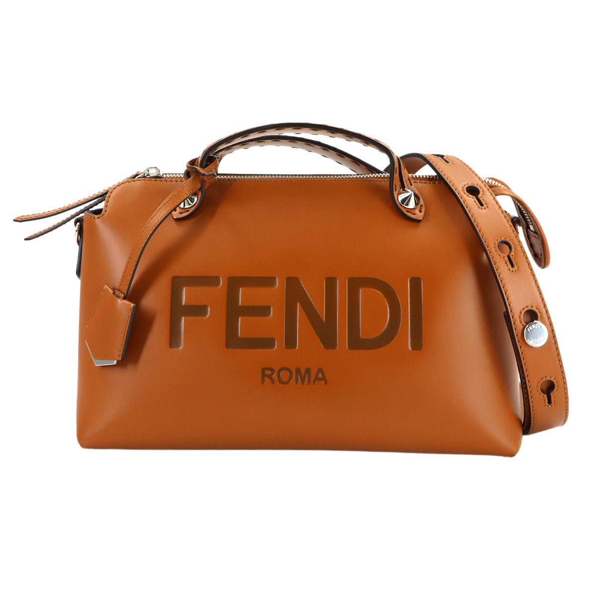 By The Way Medium 2way Hand Shoulder Bag Leather Brown 8BL146