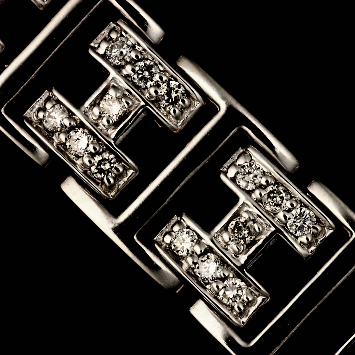 Diamond 1.25ct Bracelet 18K K18 WG White Gold 750