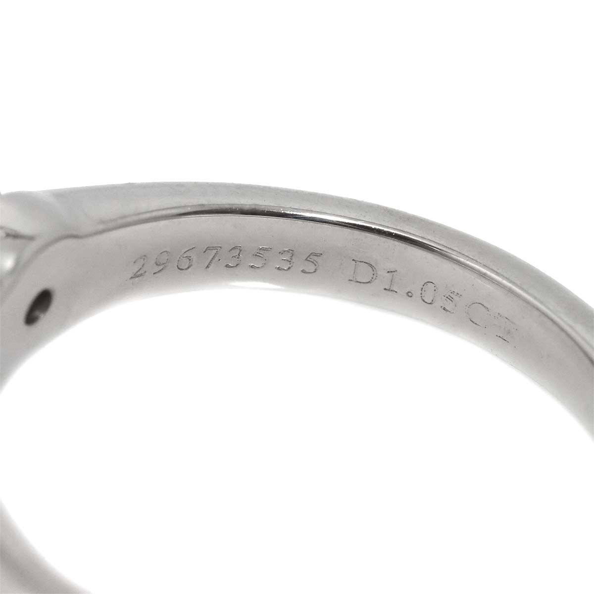 Diamond 1.05ct I/VS1/3EX Ring Pt Platinum Size5.25-5.5(US)
