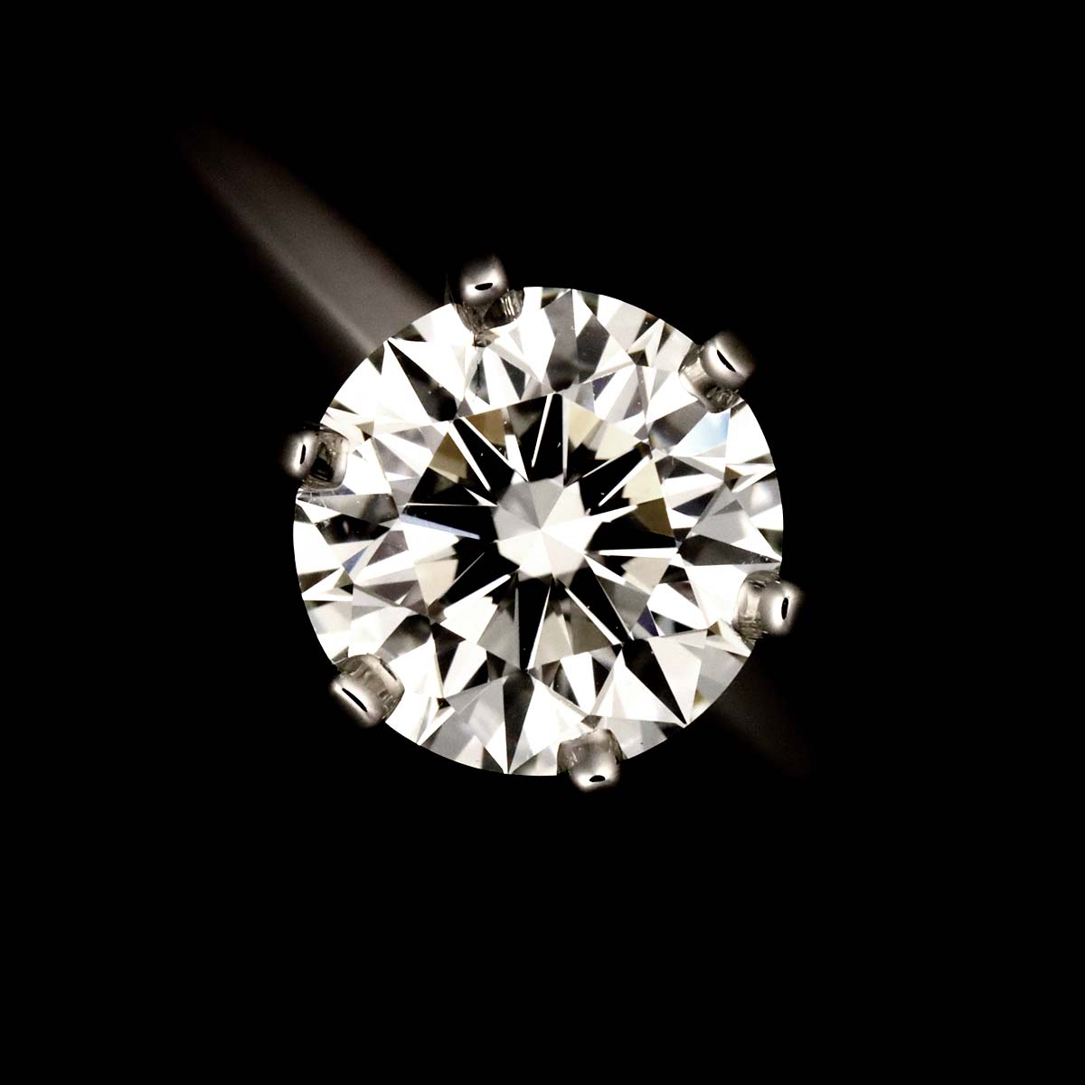 Diamond 1.05ct I/VS1/3EX Ring Pt Platinum Size5.25-5.5(US)