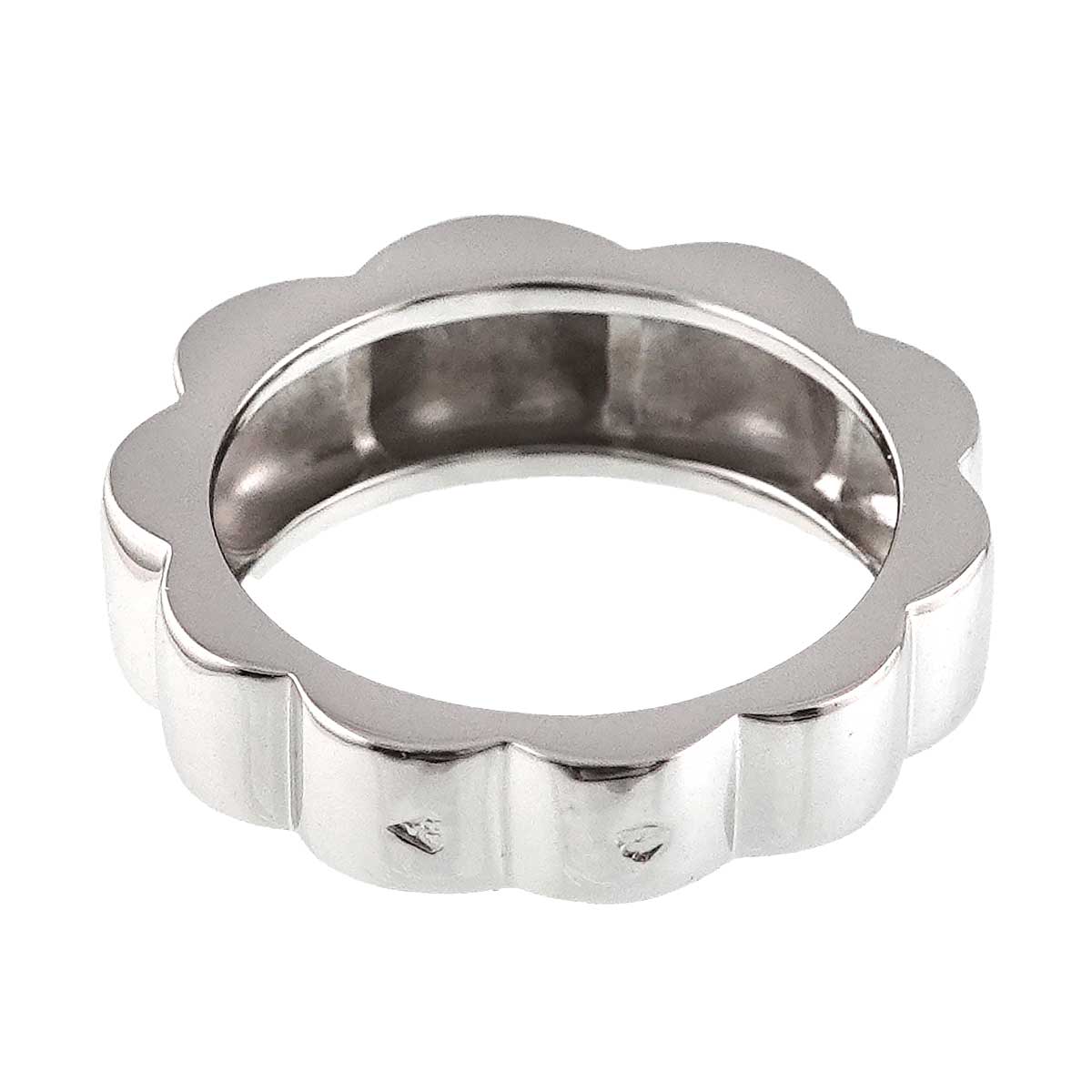 Profile de Camellia Ring 18K WG 750 Size4.5(US)