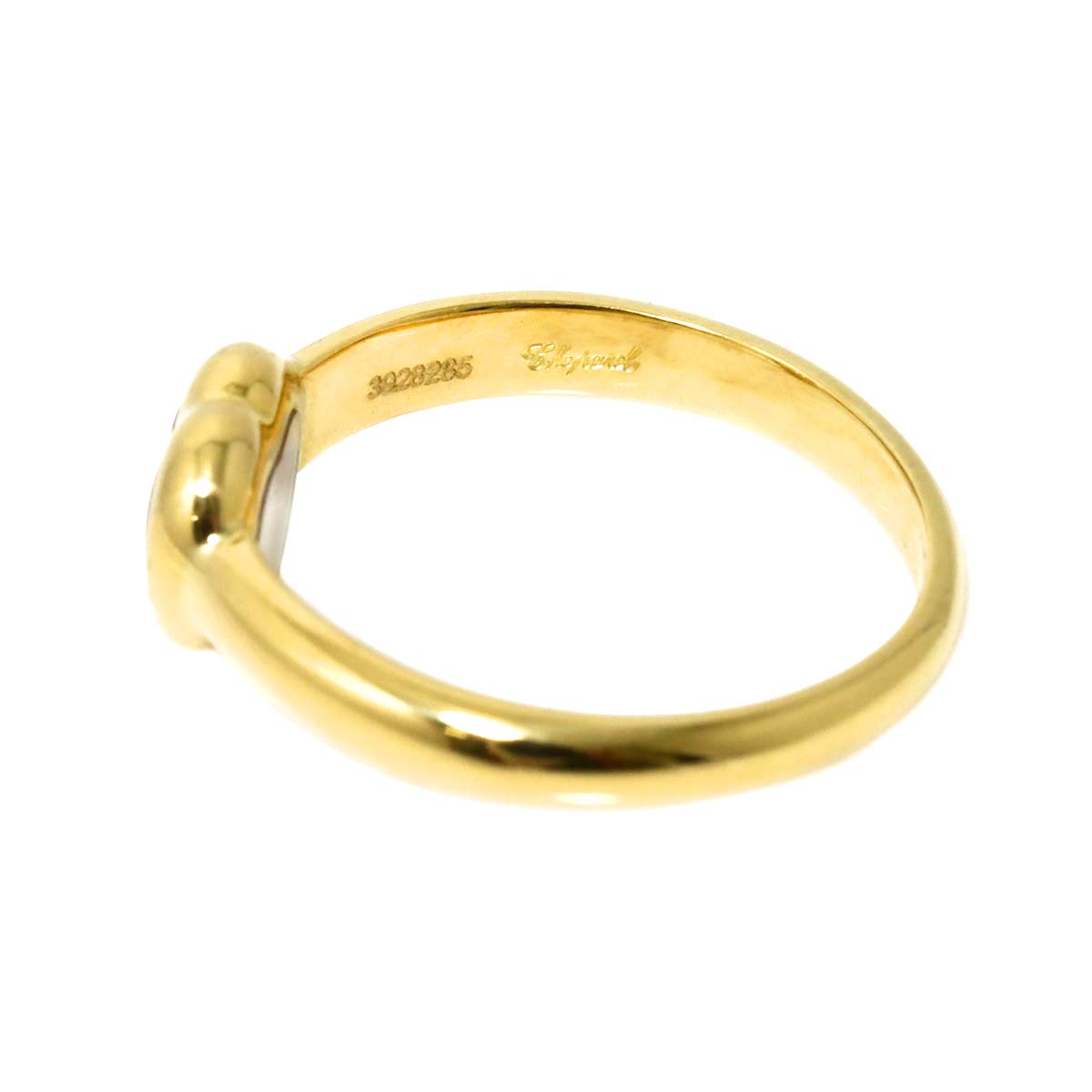 Happy Diamond Ring 18K YG 750 Size6.5-6.75(US)