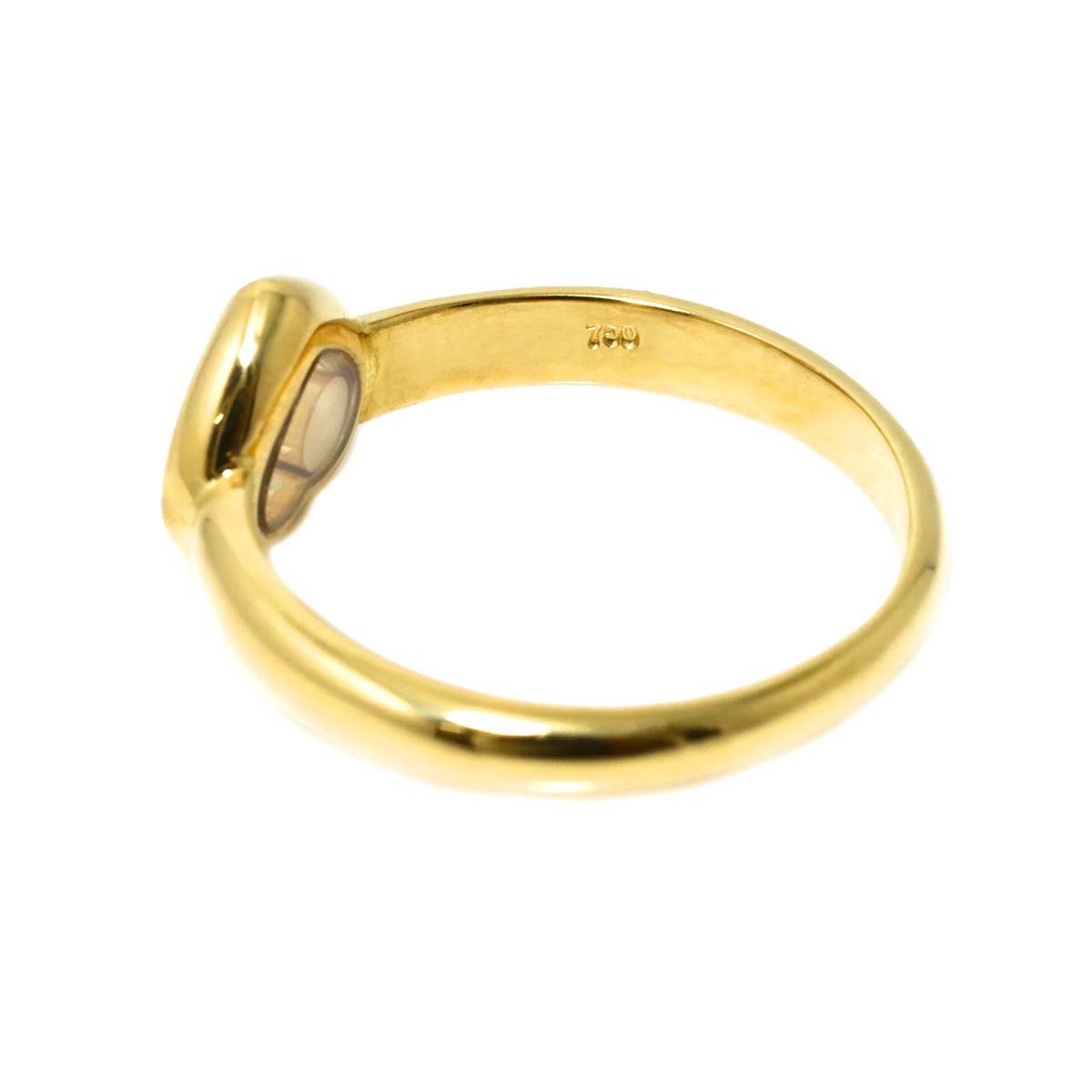 Happy Diamond Ring 18K YG 750 Size6.5-6.75(US)