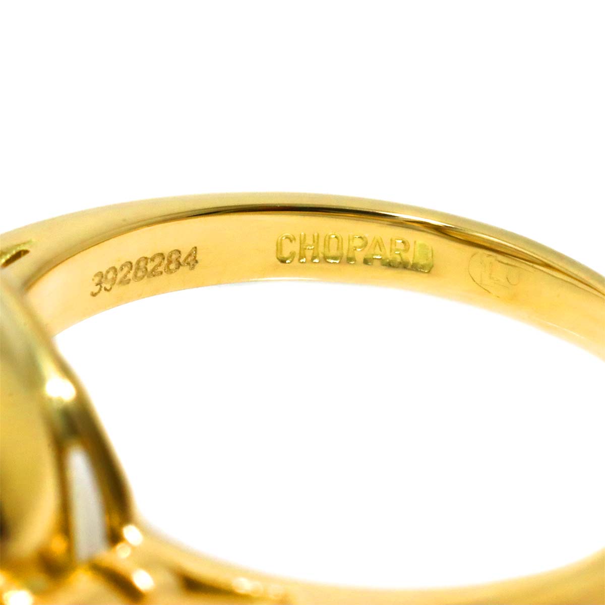 Happy Diamond Ring 18K YG 750 Size6(US)