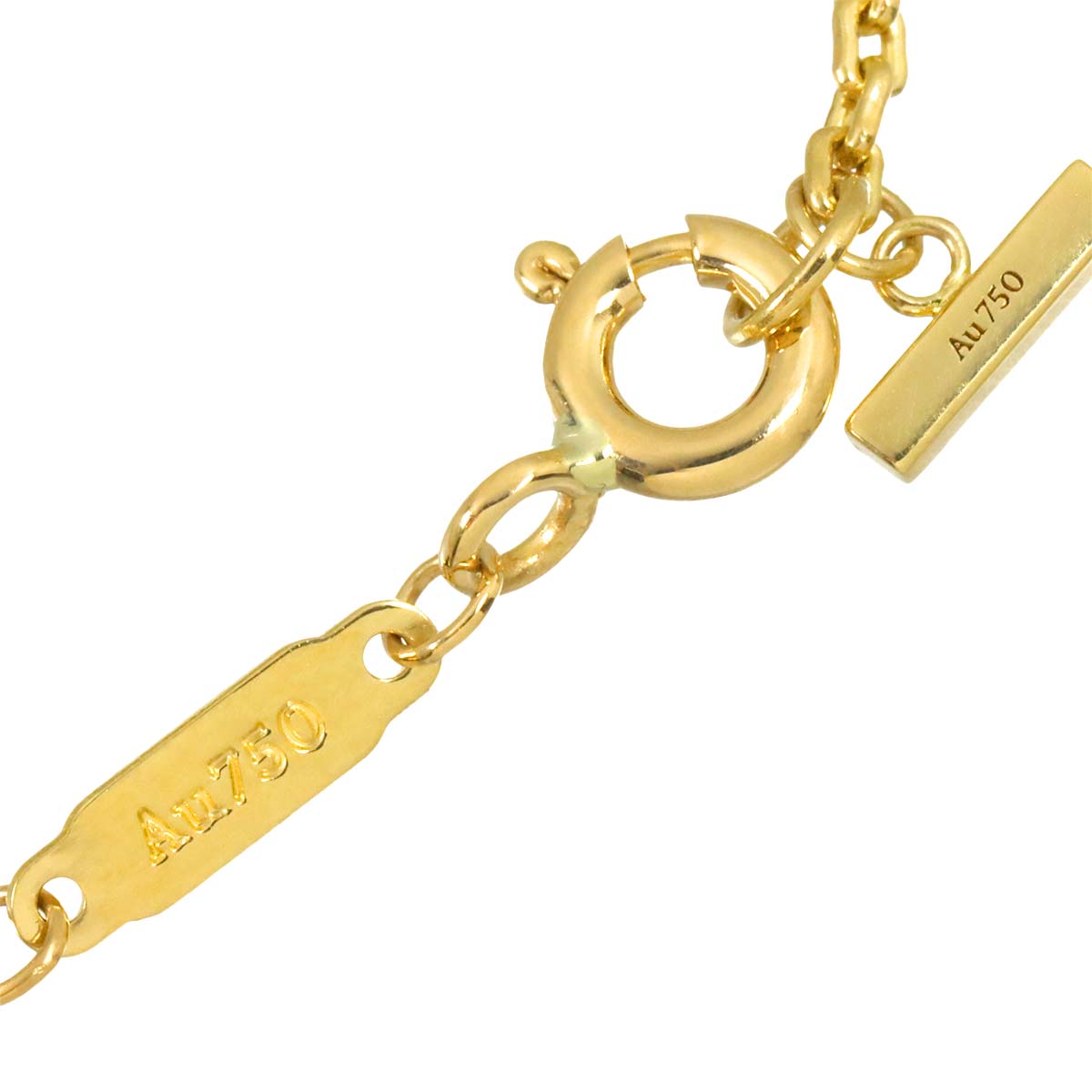 T Smile Large Necklace 18K Yellow Gold 750