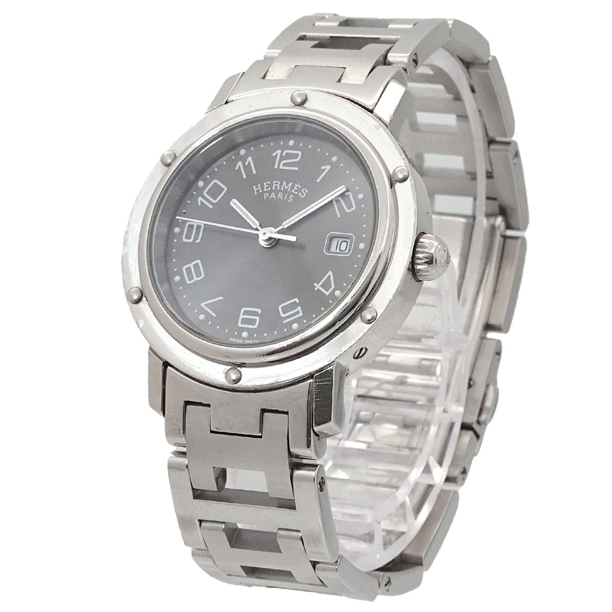 Clipper Nacre CL6.410 Date Quartz Gray Dial Boys Watch