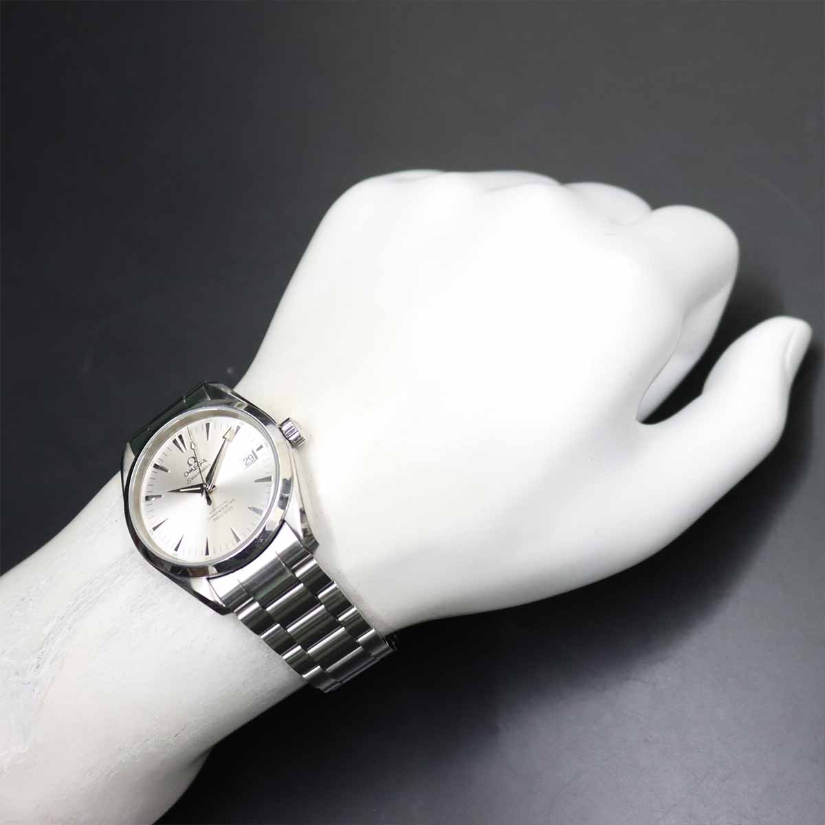 Seamaster Aqua Terra Co-axial 2503 30 Date Silver Dial Mens