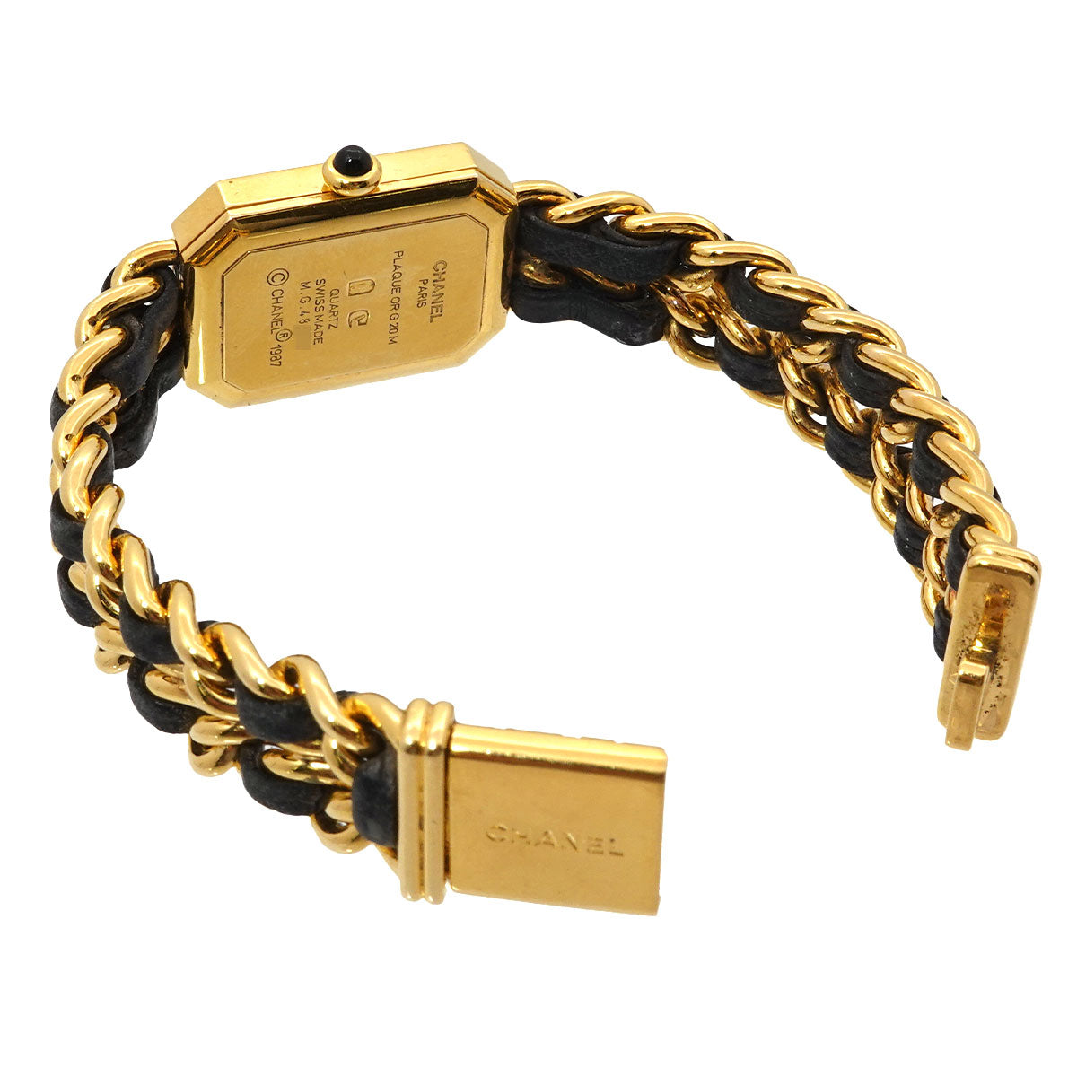 Premiere Size M H0001 Vintage Quartz Black Dial Ladies Watch