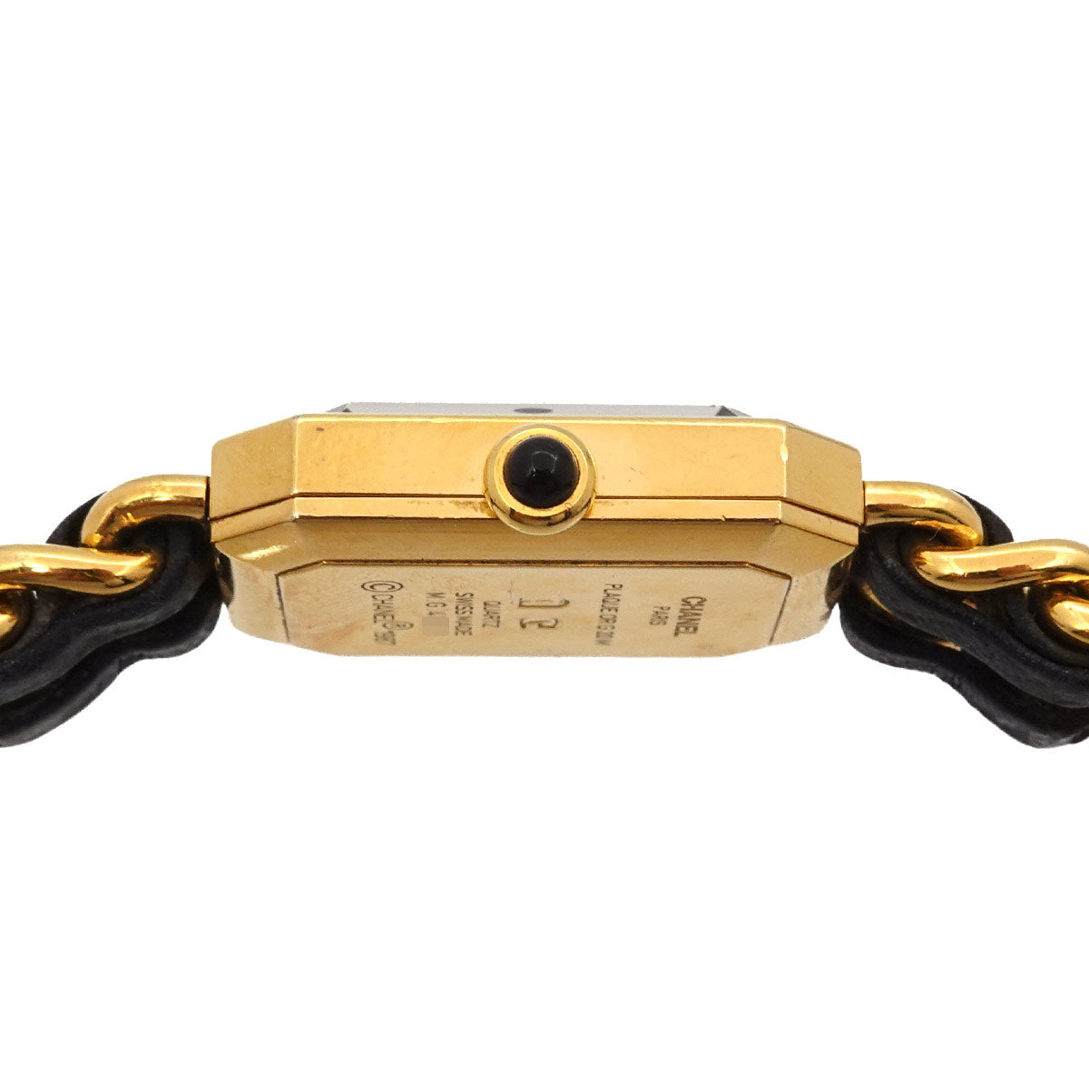 Premiere Size M H0001 Vintage Quartz Black Dial Ladies Watch