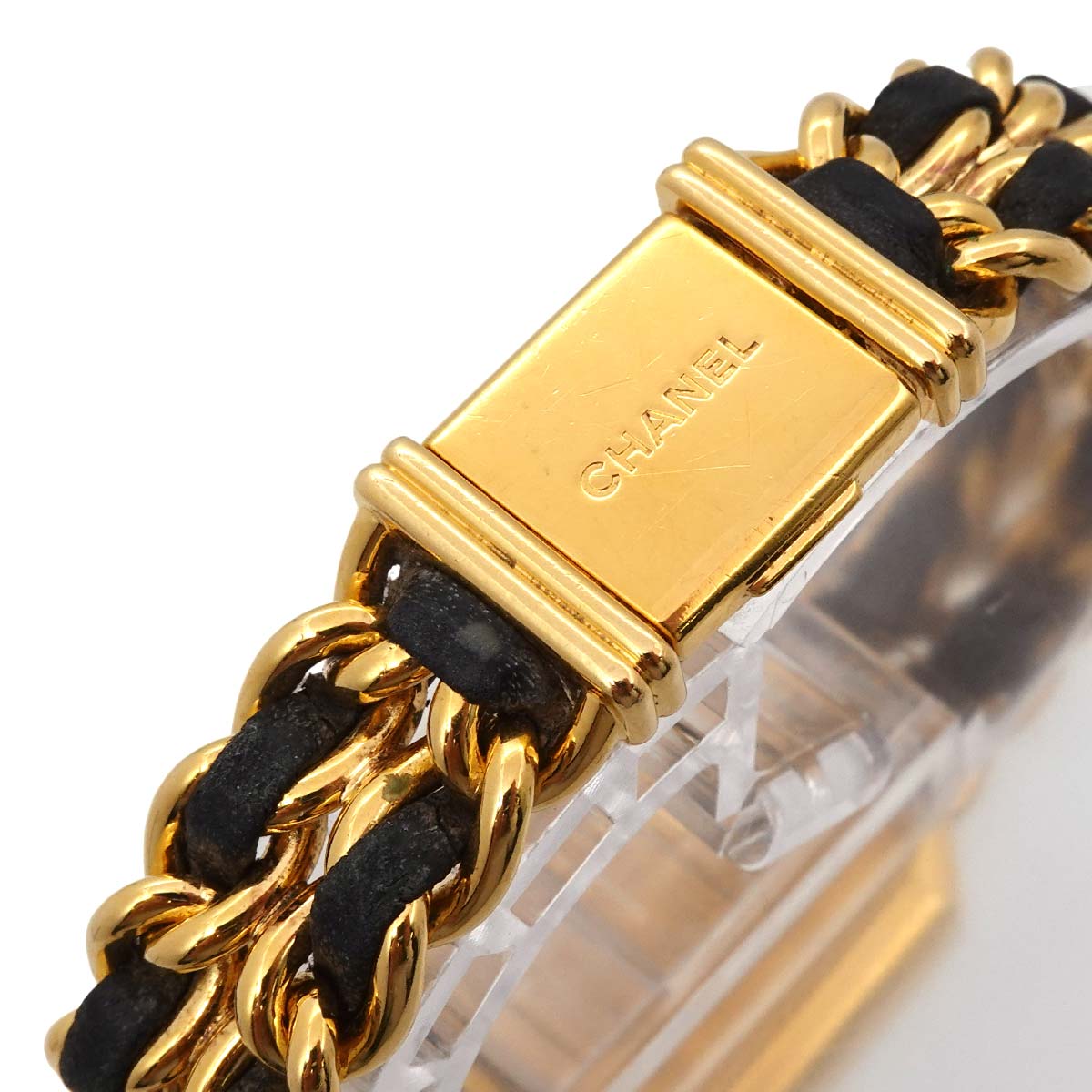 Premiere Size M H0001 Vintage Quartz Black Dial Ladies Watch