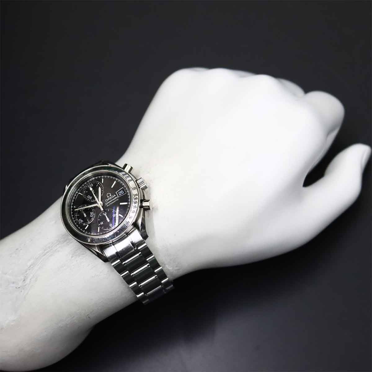 Speedmaster Date 3513.50 Chronograph Automatic Black Dial Mens