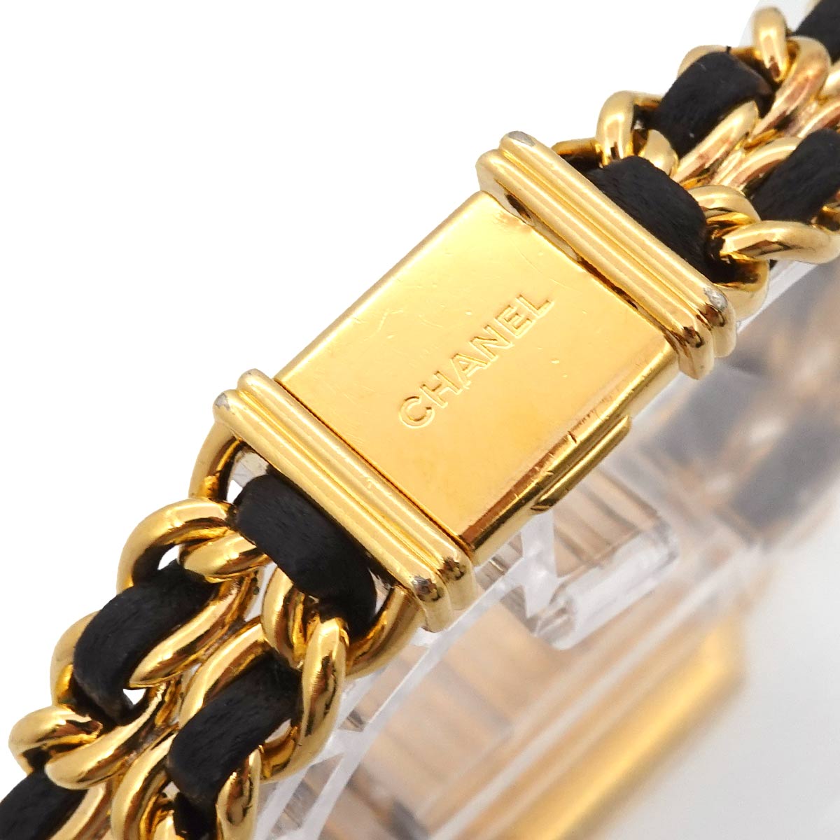 Premiere Size L H0001 Vintage Quartz Black Dial Ladies Watch