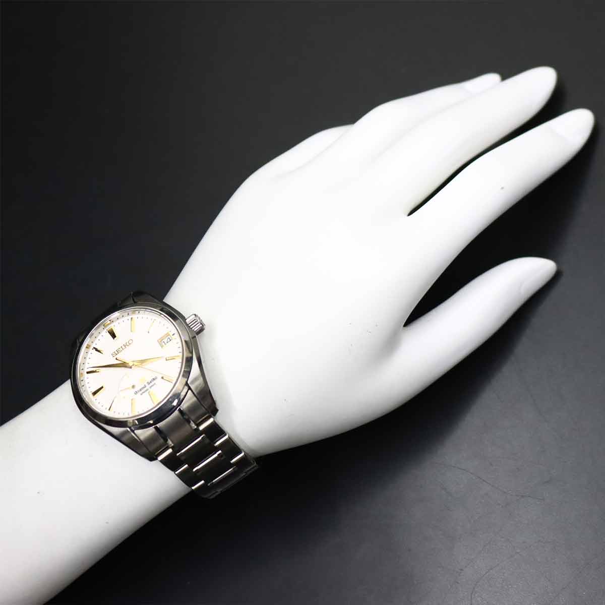 GRAND SEIKO Spring Drive SBGA059 White Dial Mens Watch