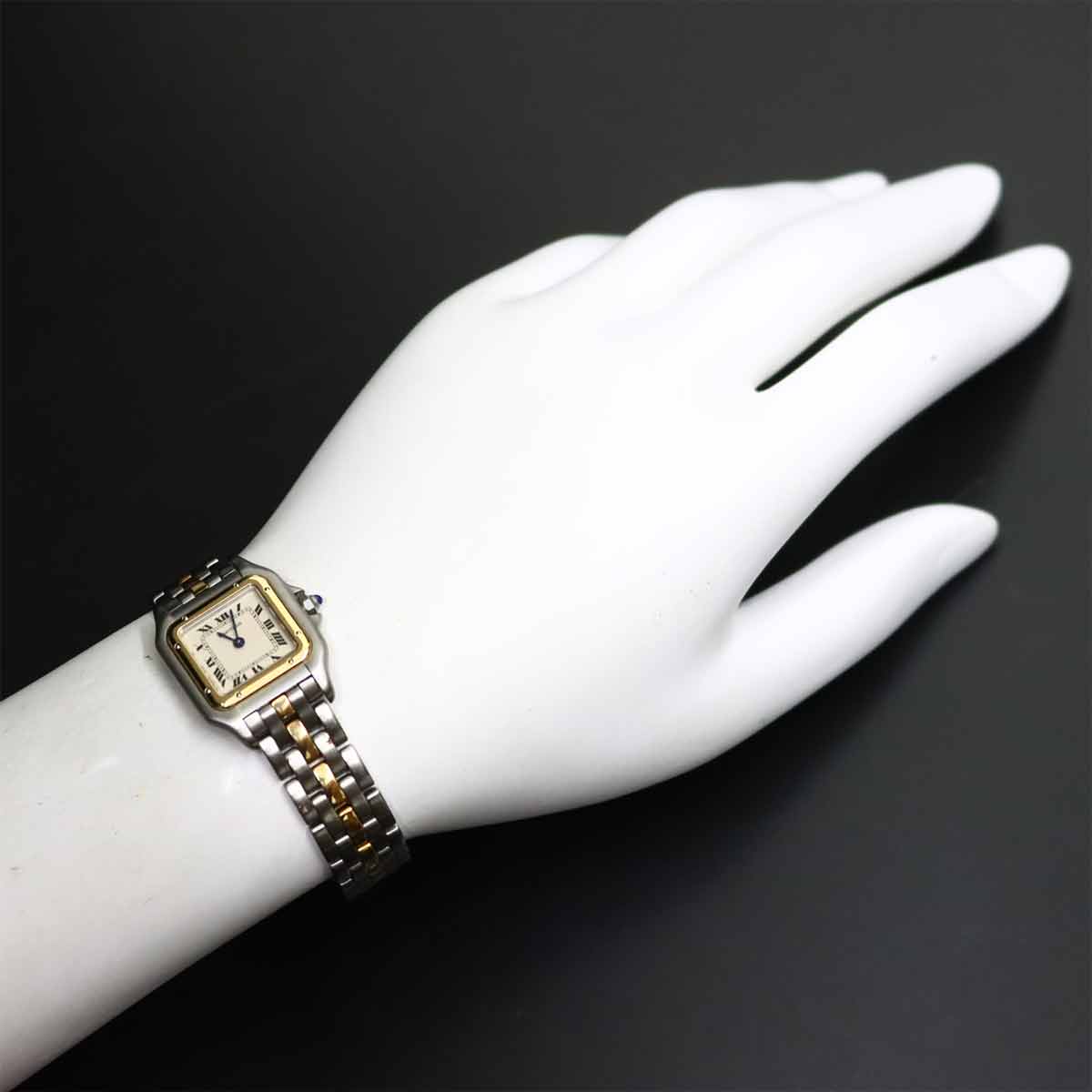 Panthere one Row SM Quartz W25029B5 YG Ladies Watch