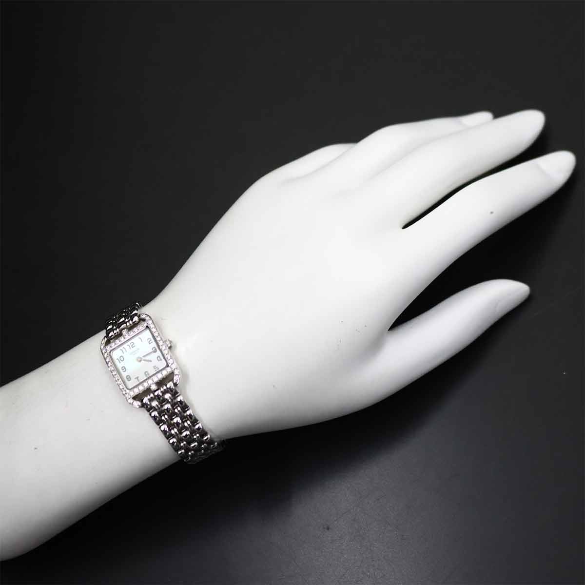Cape Cod mini CC1 192 Diamond Bezel 750 White Gold Ladies