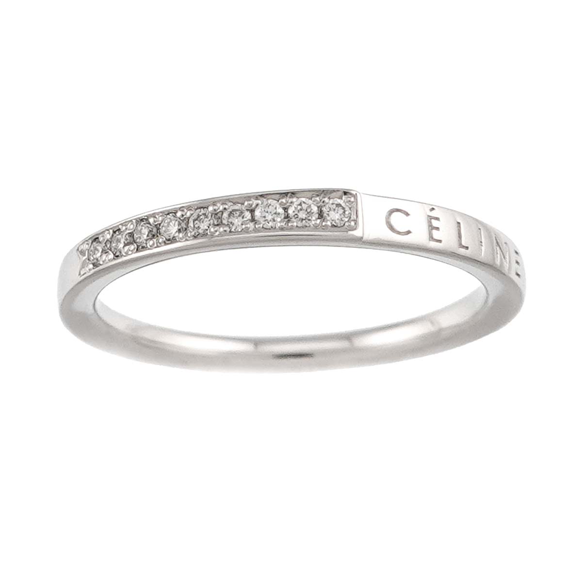 Diamond Ring Pt Platinum Size4(US)