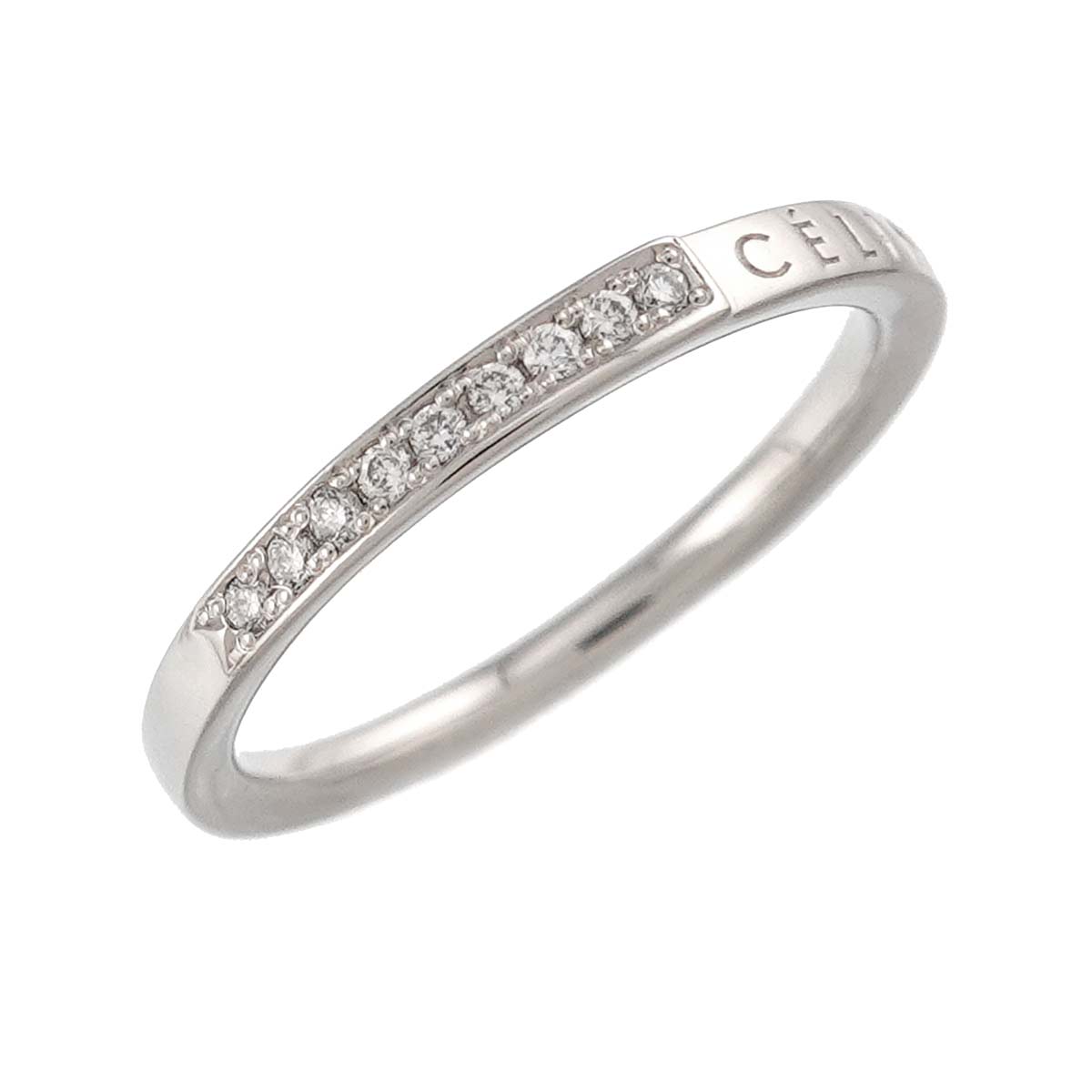Diamond Ring Pt Platinum Size4(US)