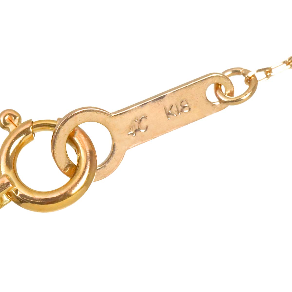 Diamond Necklace 18K Pink Gold 750