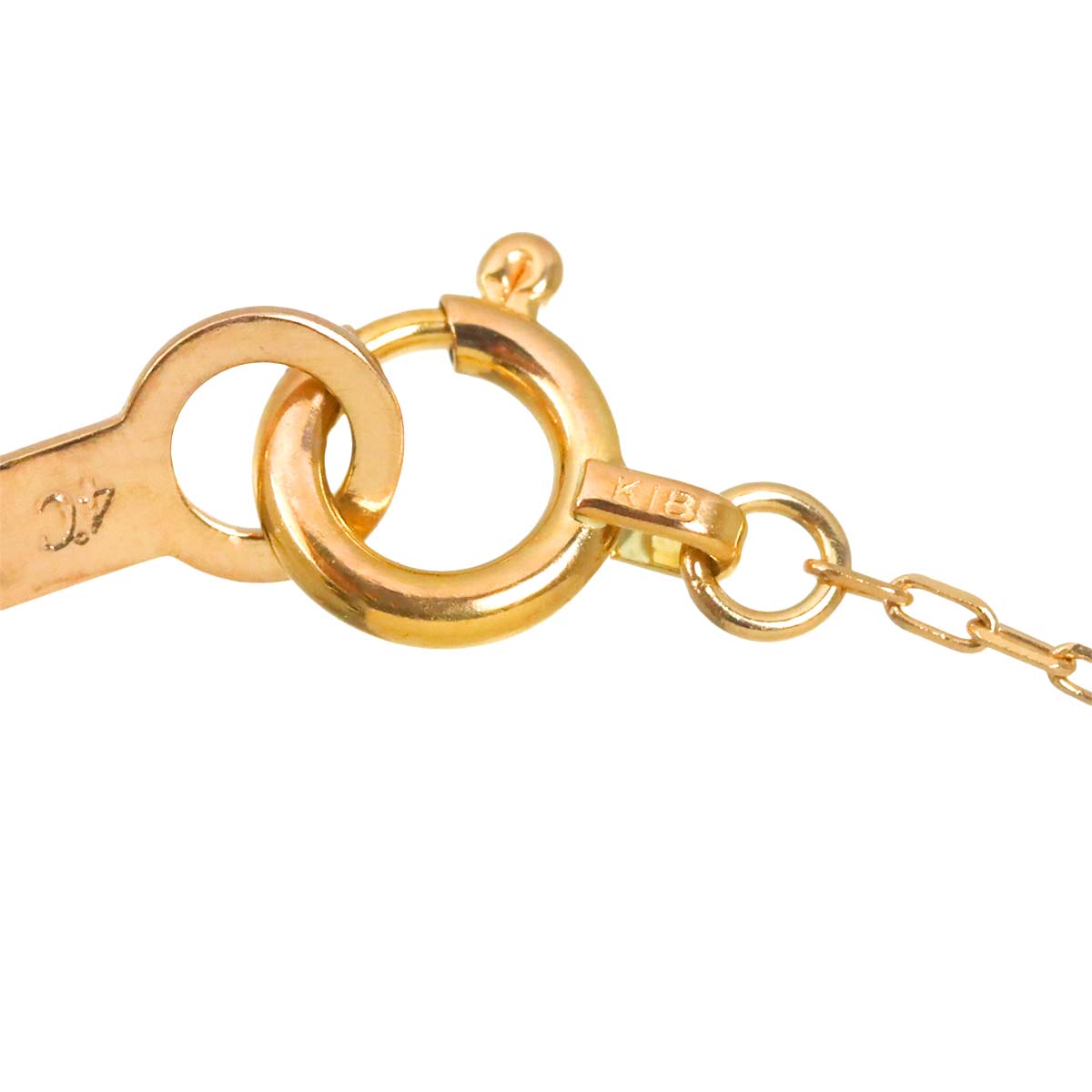 Diamond Necklace 18K Pink Gold 750