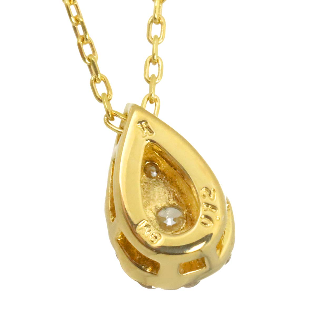 Diamond 0.12ct Necklace 18K Yellow Gold 750