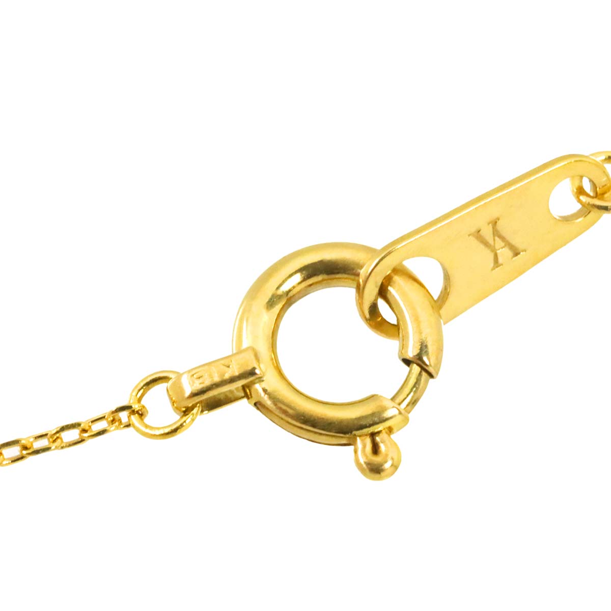 Diamond 0.12ct Necklace 18K Yellow Gold 750