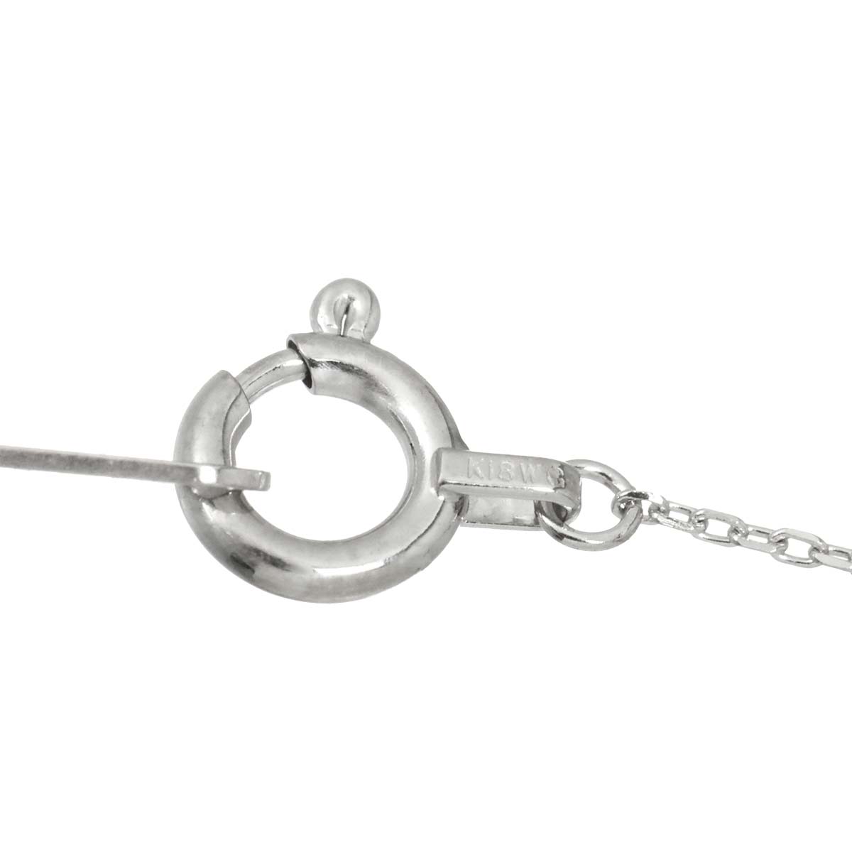 Diamond Necklace 18K WG 750