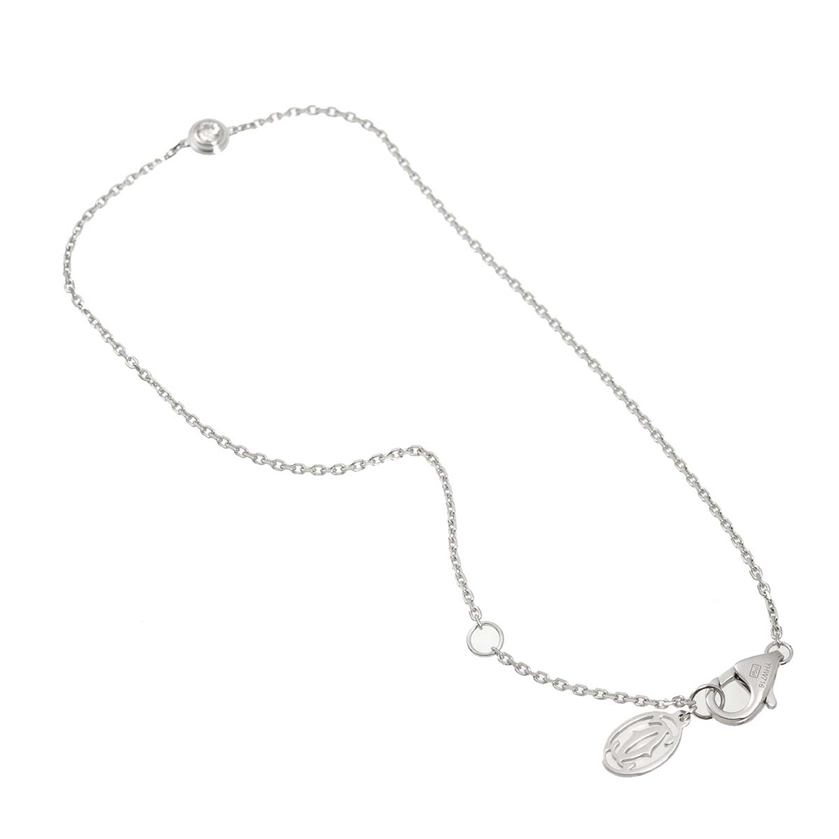 d Amour Diamond Bracelet XS 18K White Gold 750