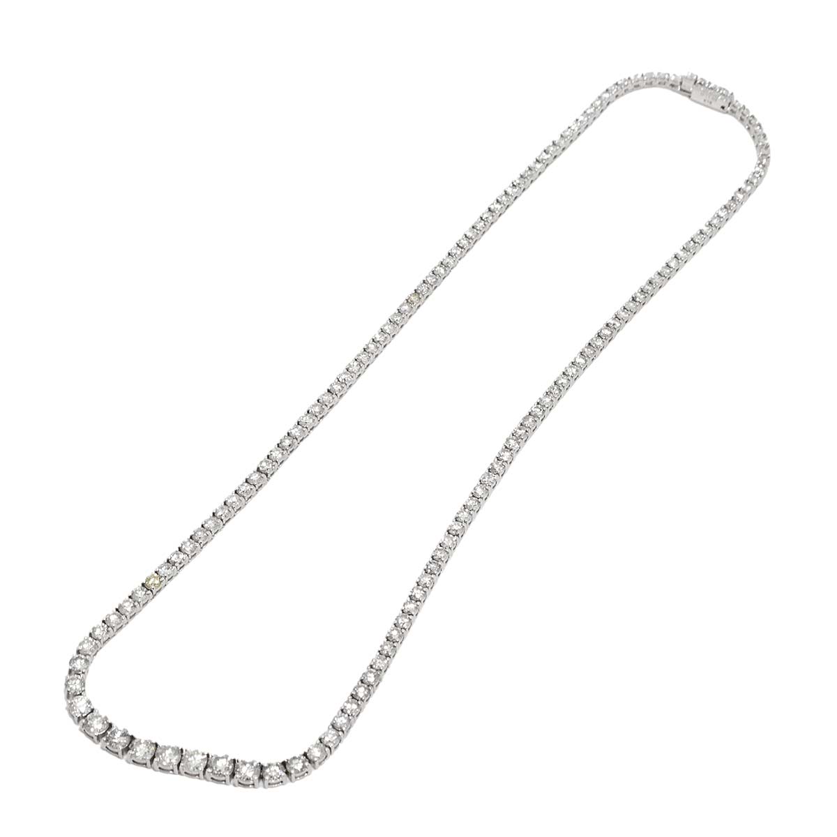 Diamond 11.63ct Necklace 18K WG White Gold 750