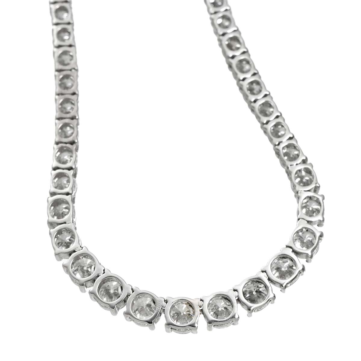 Diamond 11.63ct Necklace 18K WG White Gold 750