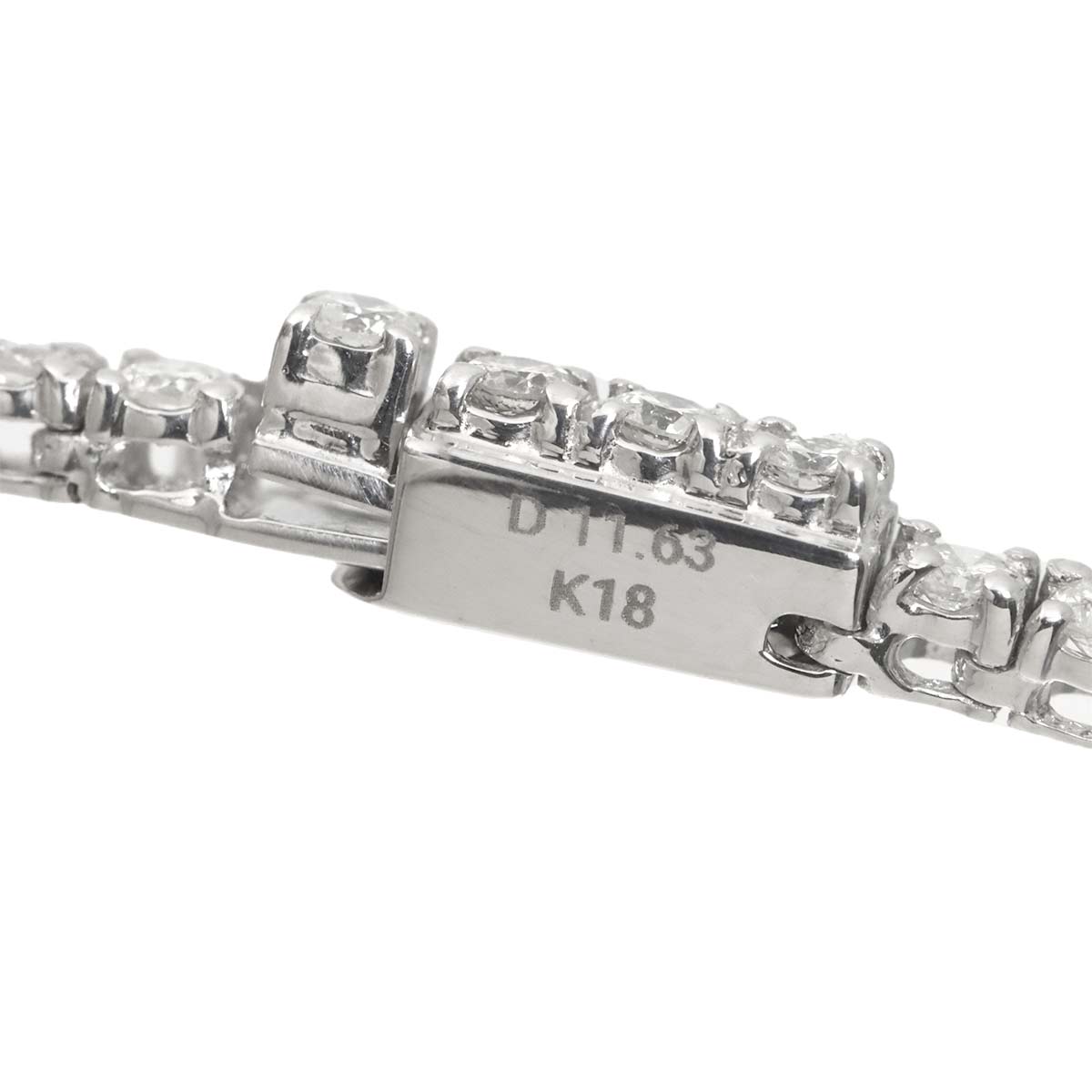 Diamond 11.63ct Necklace 18K WG White Gold 750