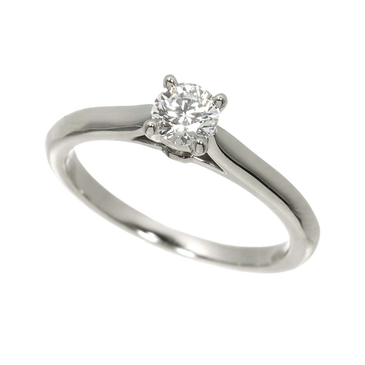 Diamond 0.30ct D/VVS2/3EX Ring Platinum size49 4.75-5(US)