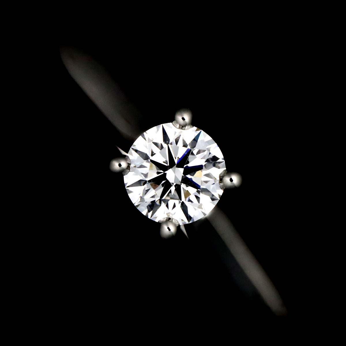 Diamond 0.30ct D/VVS2/3EX Ring Platinum size49 4.75-5(US)