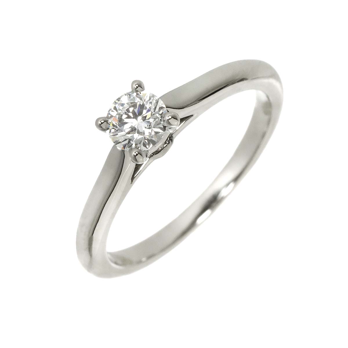 Diamond 0.30ct D/VVS2/3EX Ring Platinum size49 4.75-5(US)