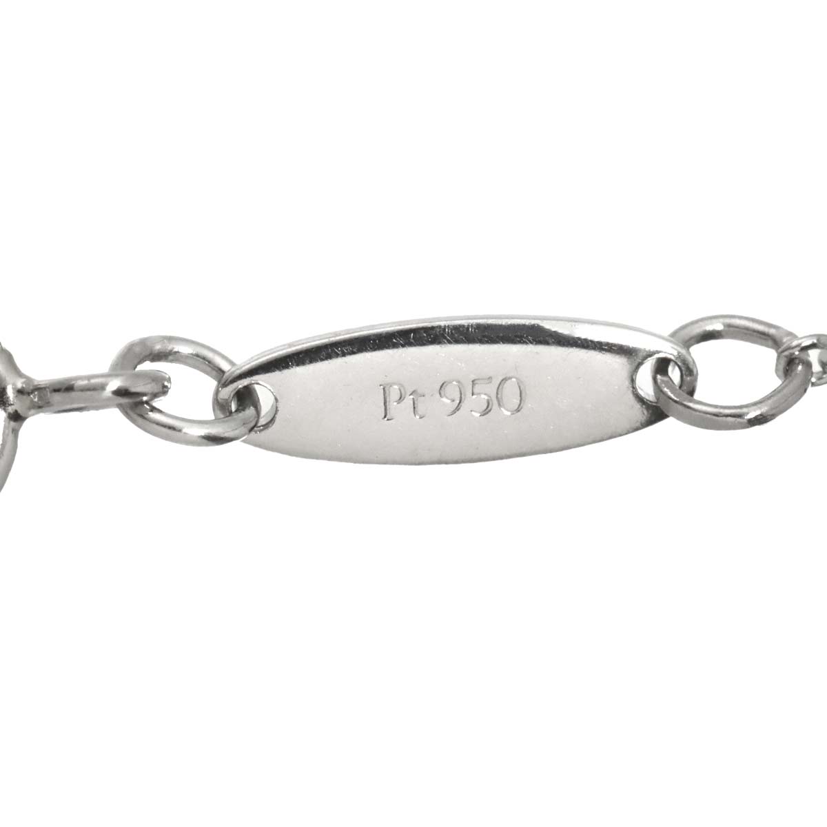 Bean Diamond Necklace Platinum