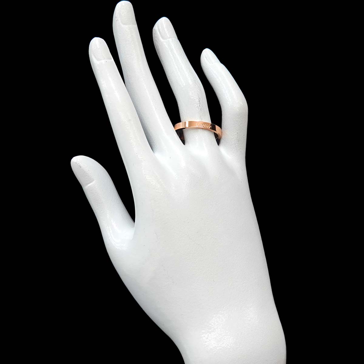 C de Ring 18K Pink Gold 750 Size63 10.25(US)
