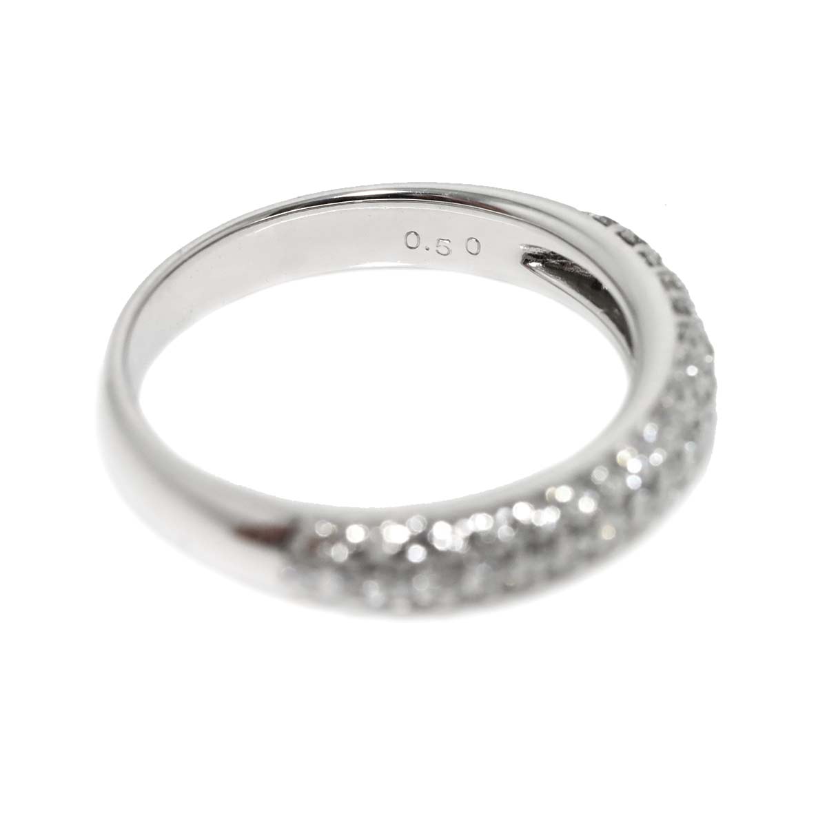 PICCOLINI Diamond 0.50ct Ring 18K WG 750 Size5.5-5.75(US)