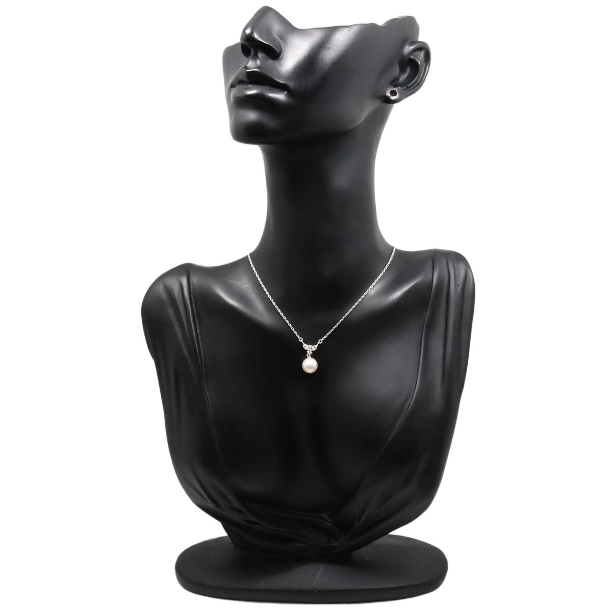 Akoya Pearl 8.1mm Diamond 0.23ct Necklace Pt