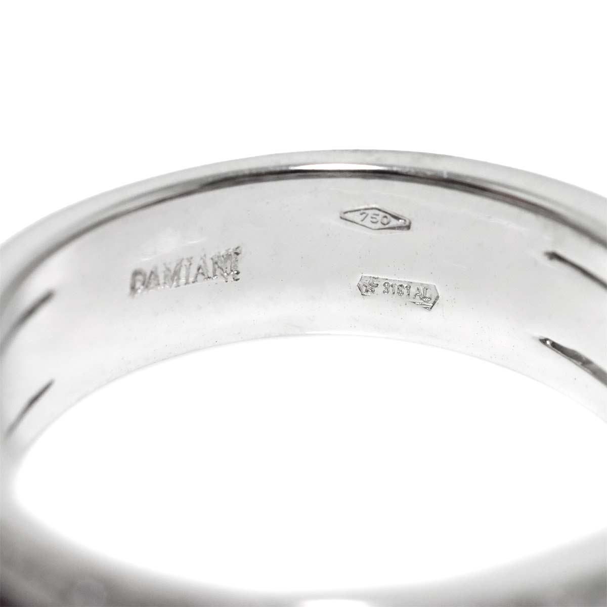 Belle Epoque Ruby Diamond Ring 18K WG 750 Size5.25(US)