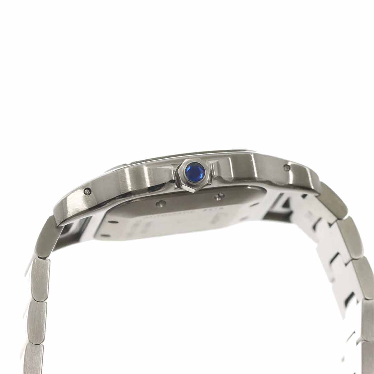Santos Galbee LM W20055D6 Date Silver Dial Mens Watch