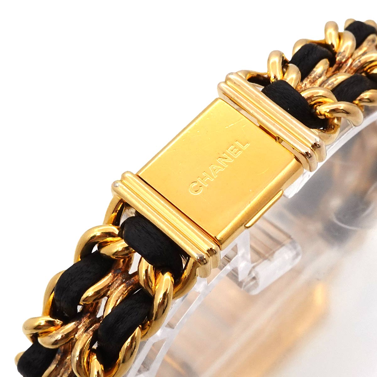 Premiere Size L H0001 Vintage Quartz Black Dial Ladies Watch