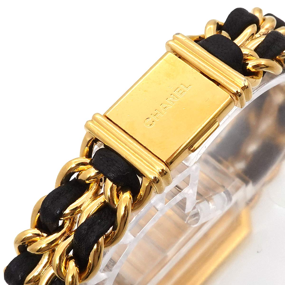 Premiere Size M H0001 Vintage Quartz Black Dial Ladies Watch