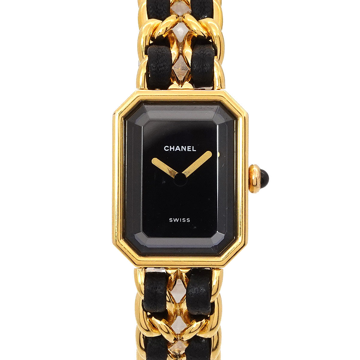 Premiere Size M H0001 Vintage Quartz Black Dial Ladies Watch